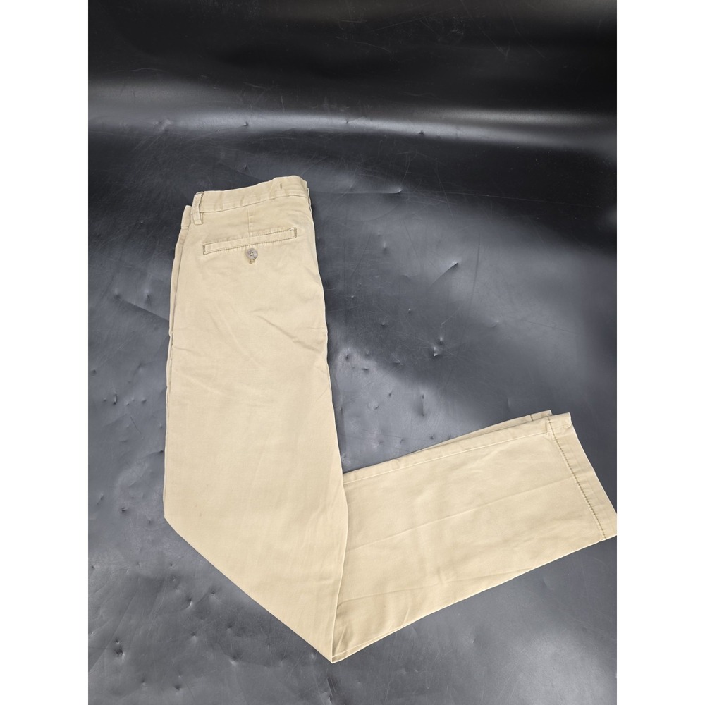 Banana Republic Factory Mens Lived in Skinny Fit Chino Pants 32 x 32 Beige
